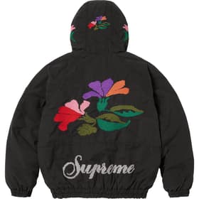 Supreme Needlepoint Hooded Jacket Black