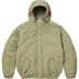 Supreme Needlepoint Hooded Jacket - Olive (front)