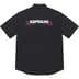 Supreme Needlepoint S/S Shirt - Black (front)