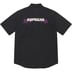 Supreme Needlepoint S/S Shirt - Black (front)