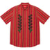 Supreme Needlepoint S/S Shirt - Gold Stripe (front)