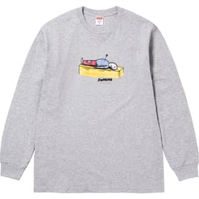 Supreme Neil Blender Arrow L/S Tee Heather Grey