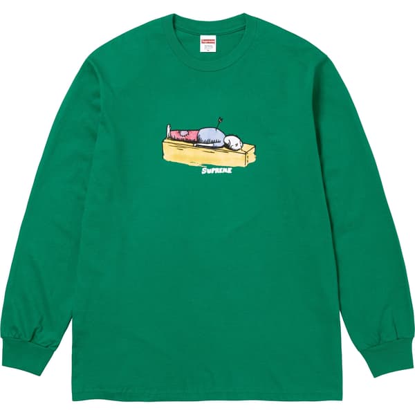 Supreme Neil Blender Arrow L/S Tee - Light Pine (front)