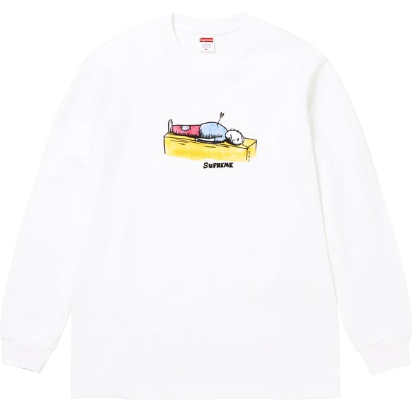 Supreme Neil Blender Arrow L/S Tee - White (front)