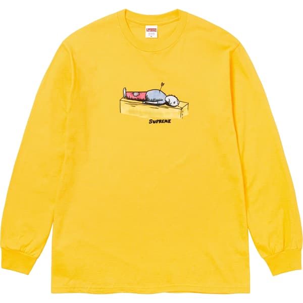 Supreme Neil Blender Arrow L/S Tee - Yellow (front)