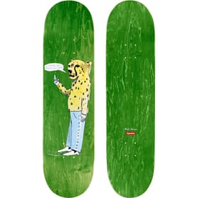 Supreme Neil Blender Cheetah Skateboard 8.5" x 32.25"