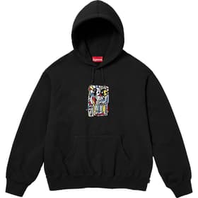 Supreme Neil Blender Mosaic Hooded Sweatshirt Black