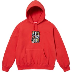 Supreme Neil Blender Mosaic Hooded Sweatshirt Burnt Red