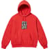 Supreme Neil Blender Mosaic Hooded Sweatshirt - Burnt Red (front)