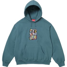 Supreme Neil Blender Mosaic Hooded Sweatshirt Slate