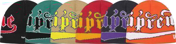 Supreme New Era Accent Beanie - Product Image