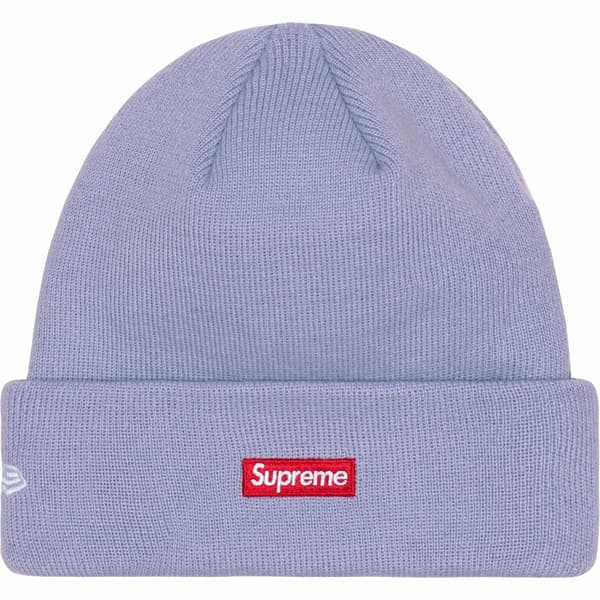 Supreme New Era $ Beanie - Lavender (front)