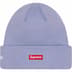 Supreme New Era $ Beanie - Lavender (front)