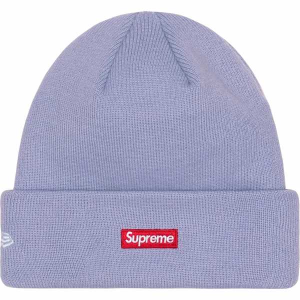 Supreme New Era $ Beanie - Lavender (front)