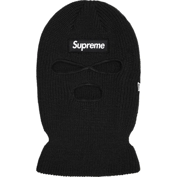 Supreme New Era Box Logo Balaclava - Black (front)