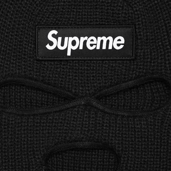 Supreme New Era Box Logo Balaclava - Black (front)