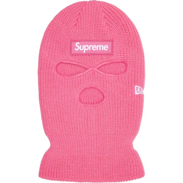 Supreme New Era Box Logo Balaclava - Pink (front)