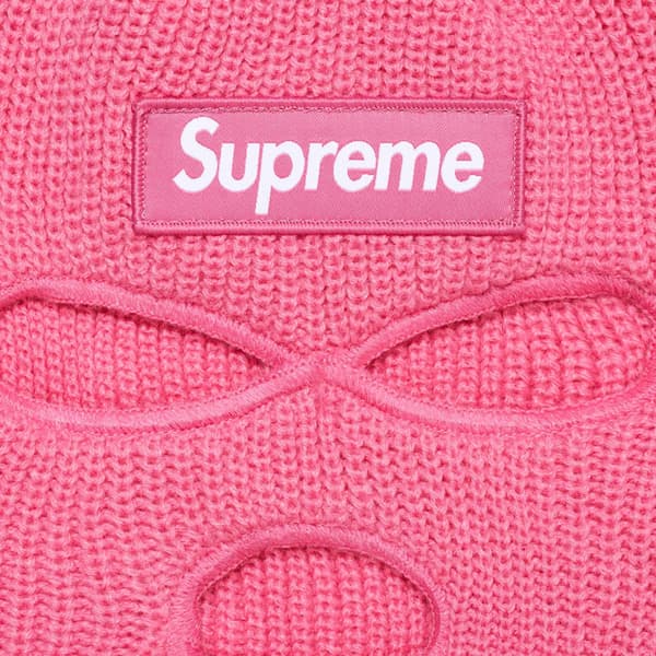 Supreme New Era Box Logo Balaclava - Pink (front)