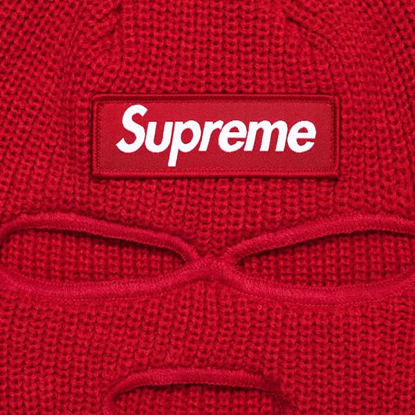 Supreme New Era Box Logo Balaclava - Red (front)