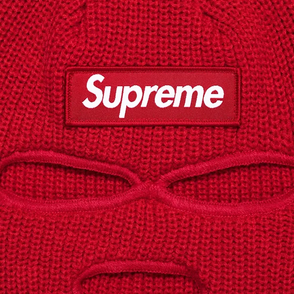 Supreme New Era Box Logo Balaclava - Red (front)