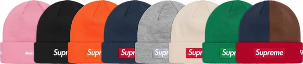 Supreme New Era Box Logo Beanie - Product Image