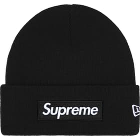 Supreme New Era Box Logo Beanie Black