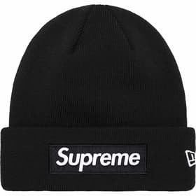 Supreme New Era Box Logo Beanie Black