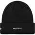 Supreme New Era Box Logo Beanie - Black (front)