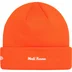 Supreme New Era Box Logo Beanie - Dark Orange (front)