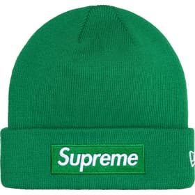 Supreme New Era Box Logo Beanie Green