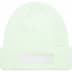 Supreme New Era Box Logo Beanie - Light Green (front)
