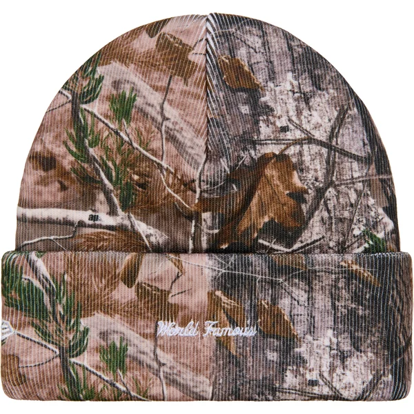 Supreme New Era Box Logo Beanie - Realtree® AP Camo (front)