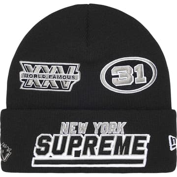 Supreme New Era Football Beanie