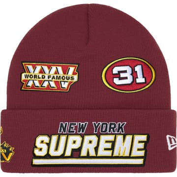 Supreme New Era Football Beanie