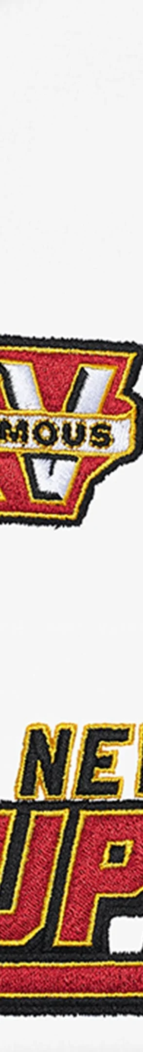 Supreme New Era Football Beanie - White (front)