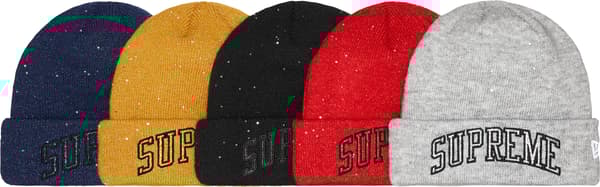 Supreme New Era Metallic Arc Beanie - Product Image