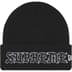 Supreme New Era Old English Beanie - Black (front)