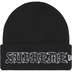 Supreme New Era Old English Beanie - Black (front)