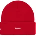 Supreme New Era Old English Beanie - Red (front)