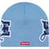 Supreme New Era Outline Beanie - Light Blue (front)