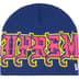 Supreme New Era Outline Beanie - Navy (front)