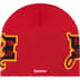 Supreme New Era Outline Beanie - Red (front)