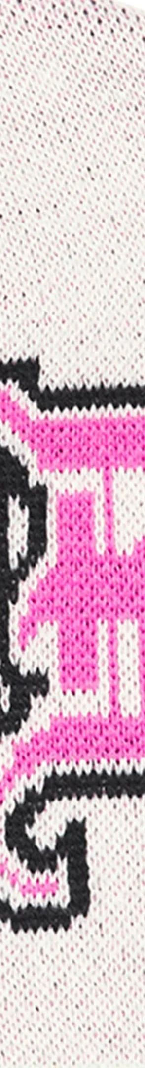 Supreme New Era Outline Beanie - White (front)