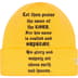 Supreme New Era Psalm Beanie - Yellow (front)