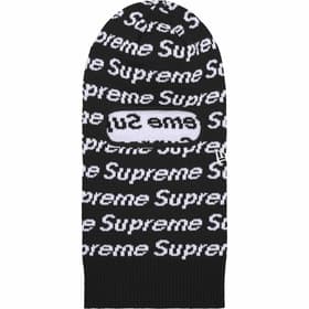Supreme New Era Repeat Balaclava Black
