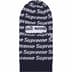 Supreme New Era Repeat Balaclava - Navy (front)