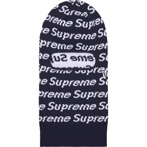 Supreme New Era Repeat Balaclava - Navy (front)