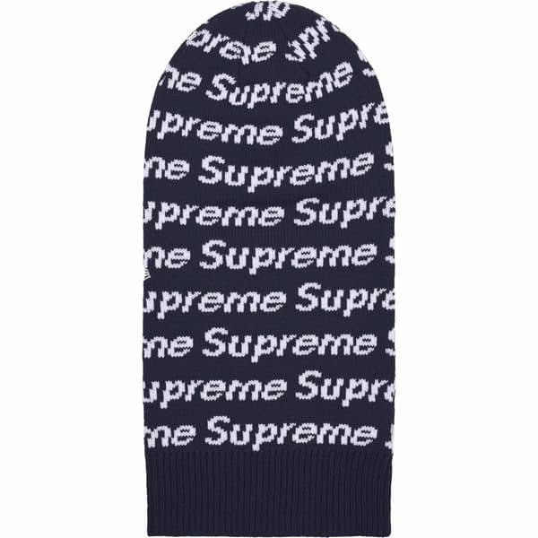 Supreme New Era Repeat Balaclava - Navy (front)