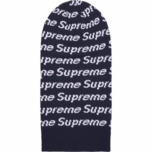 Supreme New Era Repeat Balaclava - Navy (front)