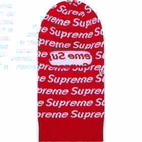 Supreme New Era Repeat Balaclava Red